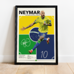 Neymar Jr Poster – Brazilian Football Player JPEG Wall Art - Image 3