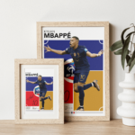 Kylian Mbappé Poster – France Football Player JPEG Wall Art - Image 2