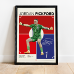 Jordan Pickford Poster - England Football Player JPEG Wall Art - Image 3