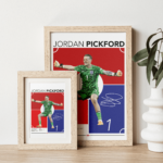 Jordan Pickford Poster - England Football Player JPEG Wall Art - Image 2