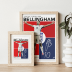 Jude Bellingham Poster - England Football Player JPEG Wall Art - Image 2