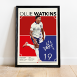 Ollie Watkins Poster - England Football Player JPEG Wall Art - Image 3