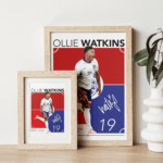 Ollie Watkins Poster - England Football Player JPEG Wall Art - Image 2