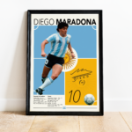 Diego Maradona Poster – Argentina Football Player JPEG Wall Art - Image 3