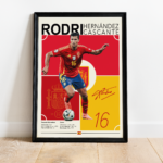 Rodri Poster – Spain Football Player JPEG Wall Art - Image 3