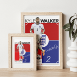 Kyle Walker Poster – England Football Player JPEG Wall Art - Image 2