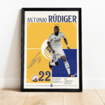 Antonio Rüdiger Poster – Real Madrid Football Player JPEG Wall Art - Image 3