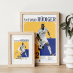 Antonio Rüdiger Poster – Real Madrid Football Player JPEG Wall Art - Image 2