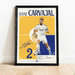 Dani carvajal Poster – Real Madrid Football Player JPEG Wall Art - Image 2