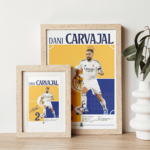 Dani carvajal Poster – Real Madrid Football Player JPEG Wall Art - Image 3