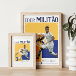 Éder Militao Poster – Real Madrid Football Player JPEG Wall Art - Image 2