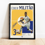 Éder Militao Poster – Real Madrid Football Player JPEG Wall Art - Image 3