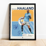 Erling Halaand Poster – Manchester City Football Player JPEG Wall Art - Image 3