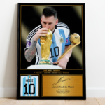 Messi inspirational Vertical Wall Art – Football Player GOAT Poster JPEG Wall Art - Image 2