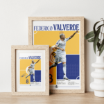 Frederico Valverde Poster – Real Madrid Football Player JPEG Wall Art - Image 3