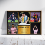 Messi inspirational Horizontal Wall Art – Football Player GOAT Poster JPEG Wall Art - Image 2